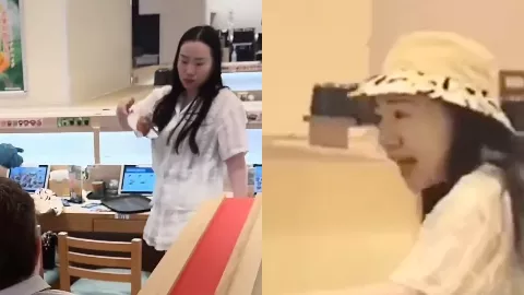 上海女子餐厅内滋事